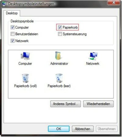 symboleinstellungen